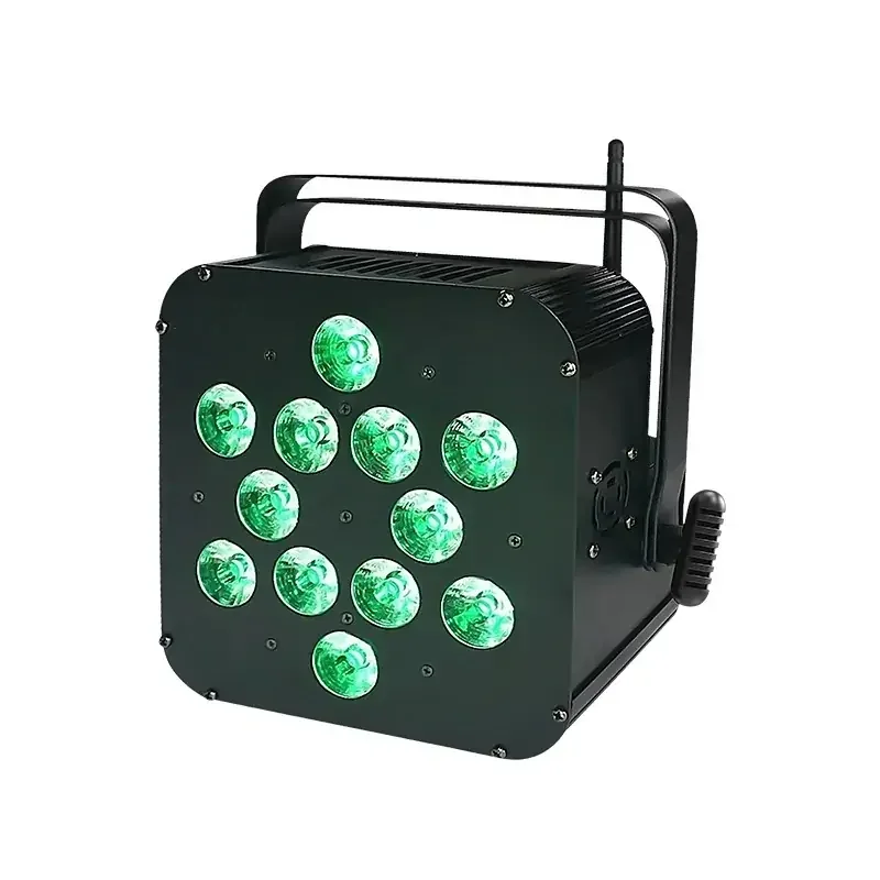 WIRELESS BATTERY DMX LED PAR UP LIGHT 6/9/12*18W Eternal Lighting cube Echo