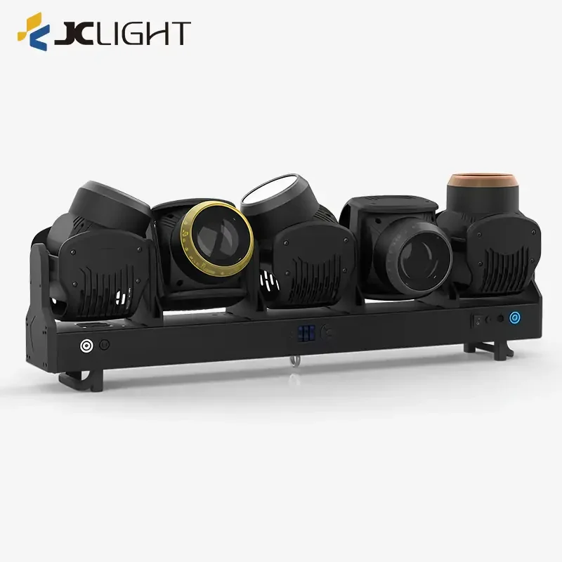 5 HEADS LED BEAM MOVING HEAD LIGHT WITH LED RING